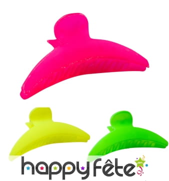 Pince fluo pour les cheveux