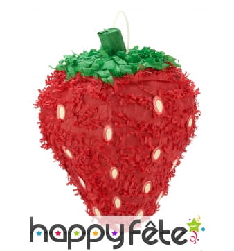 Pinata fraise rouge