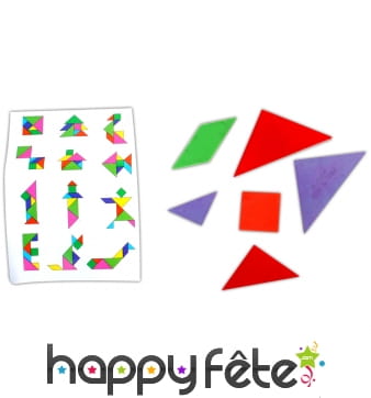 Puzzle géométrique de 7 pièces