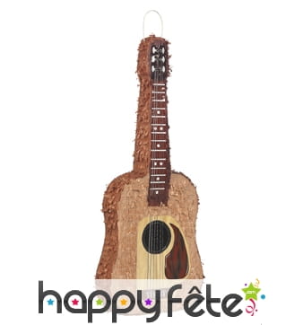 Pinata guitare marron