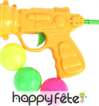 Pistolet lance balles avec 3 balles