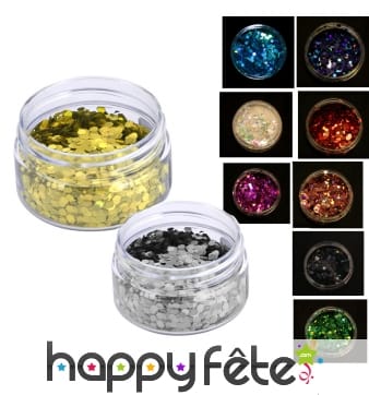 Pot large de paillettes de 25ml