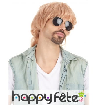 Perruque mulet blonde, 40cm