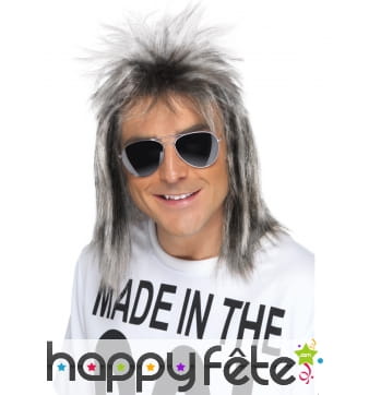 Perruque mulet célébrité années 80