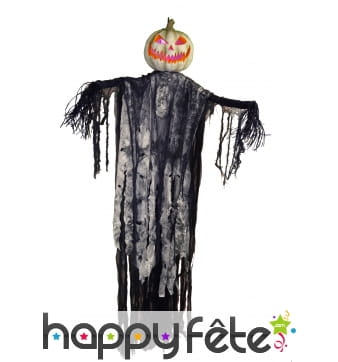 Poupée monstre citrouille lumineux