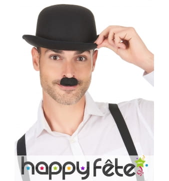 Petite moustache noire Charlie Chaplin