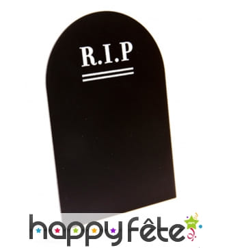 Porte menu pierre tombale R.I.P.