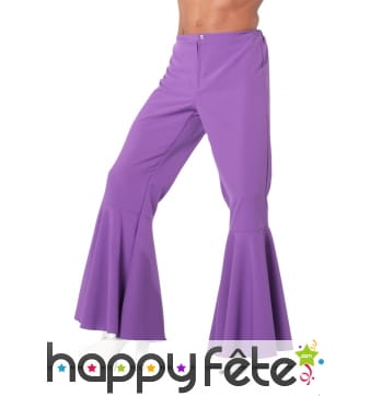 Pantalon patte def violet