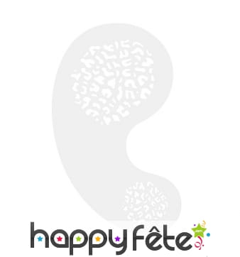 Pochoir pelage de tigre pour visage, réutilisable