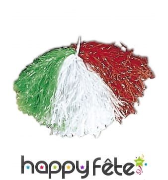 Pom pom drapeau Italie