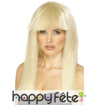 Perruque pageboy longue