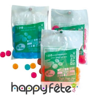 Pions pour loto en plastique