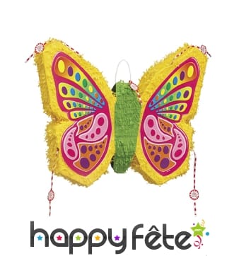 Pinata papillon multicolore
