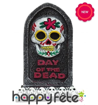 Petite pierre tombale jour des morts, 13cm
