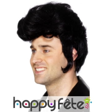 Perruque rockstar noir