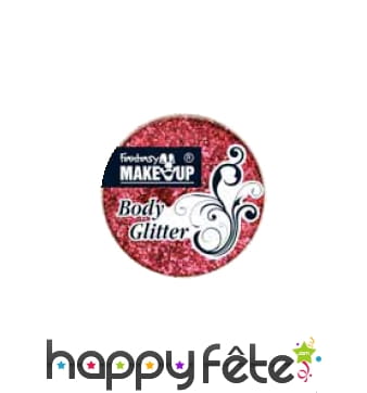 Paillettes rouges pour visage et corps