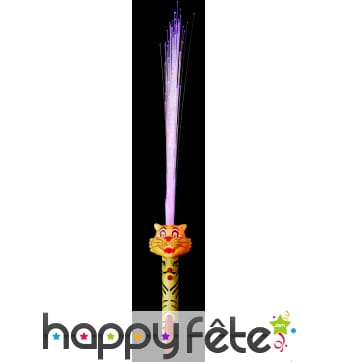 Plumeau tigre &agrave; fibre optique
