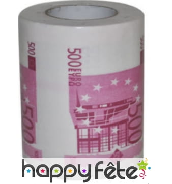 Papier toilette billet de 500 euros