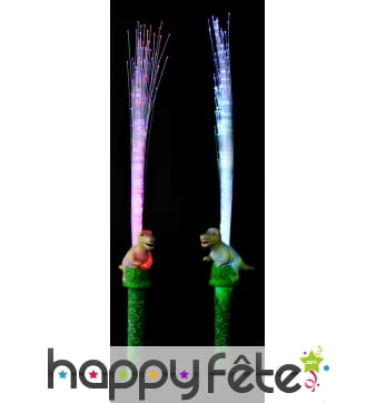 Plumeau t-rex lumineux