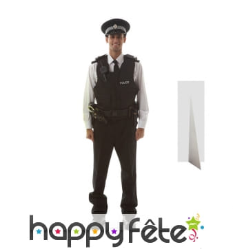 Policier taille réelle en carton plat