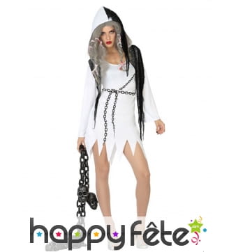 Robe de fantôme enchainée pour femme