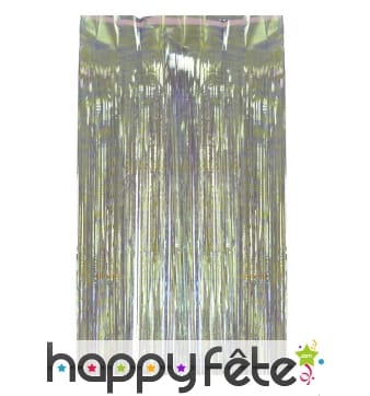 Rideau de lamelles blanches