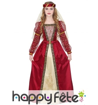 Robe de mariée médiévale pour enfant