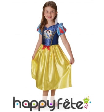 Robe de Princesse Blanche neige pour enfant