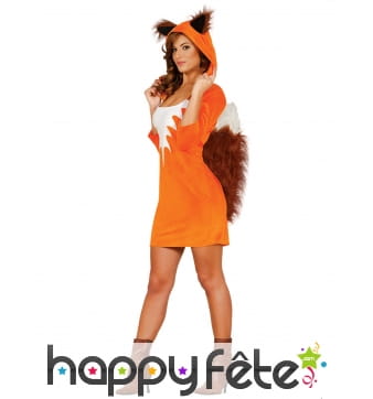 Robe de renard pour femme