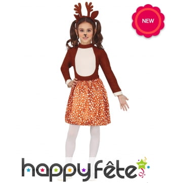 Robe de renne de Noel pour enfant