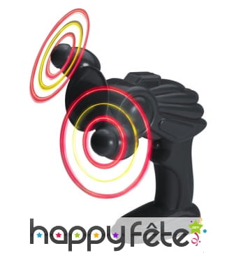 Révolver lumineux double spinning