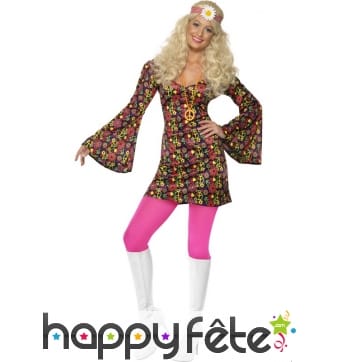 Robe large hippie, année 60