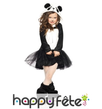 Robe panda pour fille