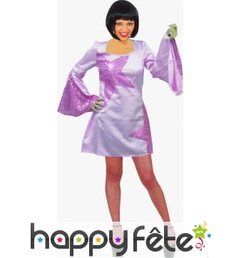 Robe rose disco dancer