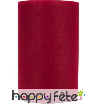 Rouleau tulle rouge