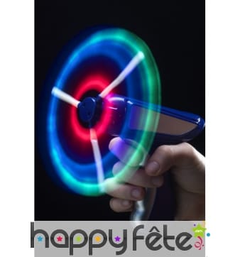 Revolver ventilateur lumineux