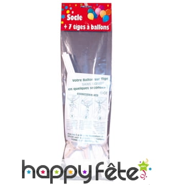 Socle avec 7 tiges pour bouquet de ballons