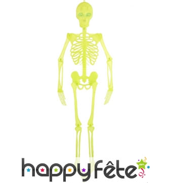 Squelette à suspendre phosporescent