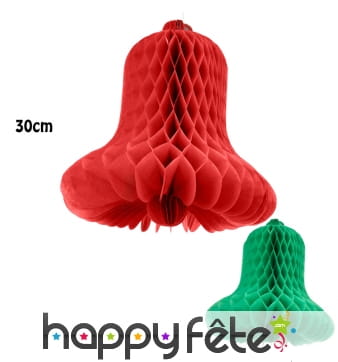 Suspension Cloche alvéolée et ignifugée de 30cm