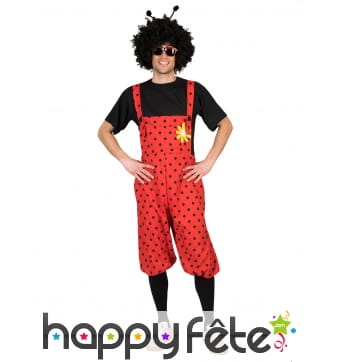 Salopette coccinelle pour adulte