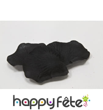 Sachet de 10 pétales noirs en tissu