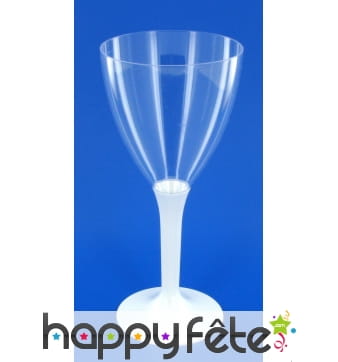 Sachet de 10 verres a vin blanc