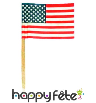 Sachet de 144 mini drapeaux américains
