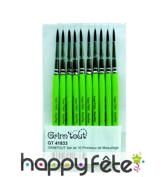 Set de 10 Pinceaux de maquillage Grim tout