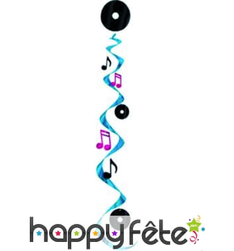 Set de 3 suspensions de musique