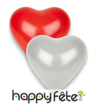 Sachet de 8 Ballons coeurs