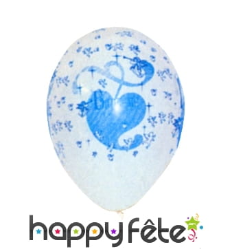 Sachet de 8 ballons de baptême