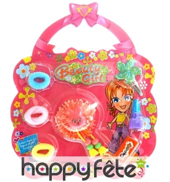 Set d'accessoires cheveux et bijoux