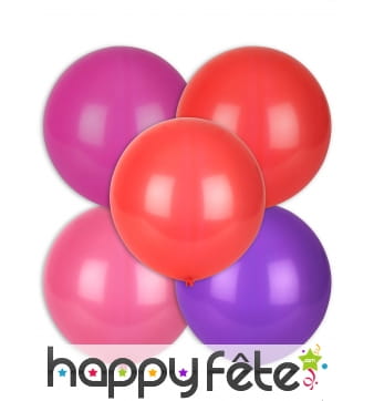 Sachet de ballons ronds de 47cm