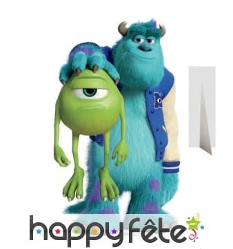 Silhouette de Bob et Sully en carton